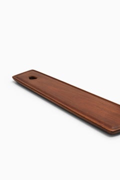 Large Tray in Teak by Johannes Aasbjerg, 1950's