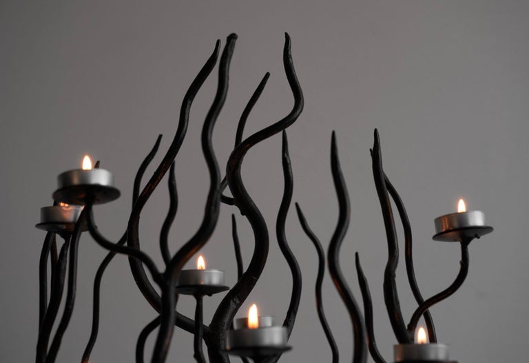 Bougeoir Décoratif Ferme ULDIGI - Lanterne Métal Et Plateau Bois Vintage Pour Décoration Intérieure