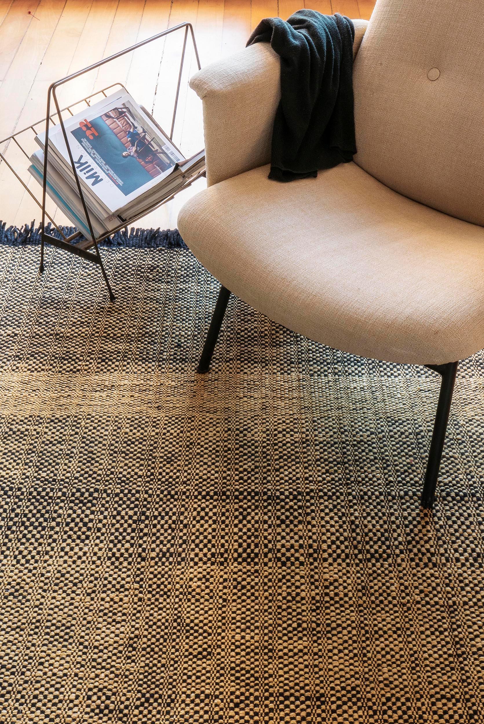 Großer handgewebter Teppich „Tres Texture“ für Nanimarquina (Moderne) im Angebot