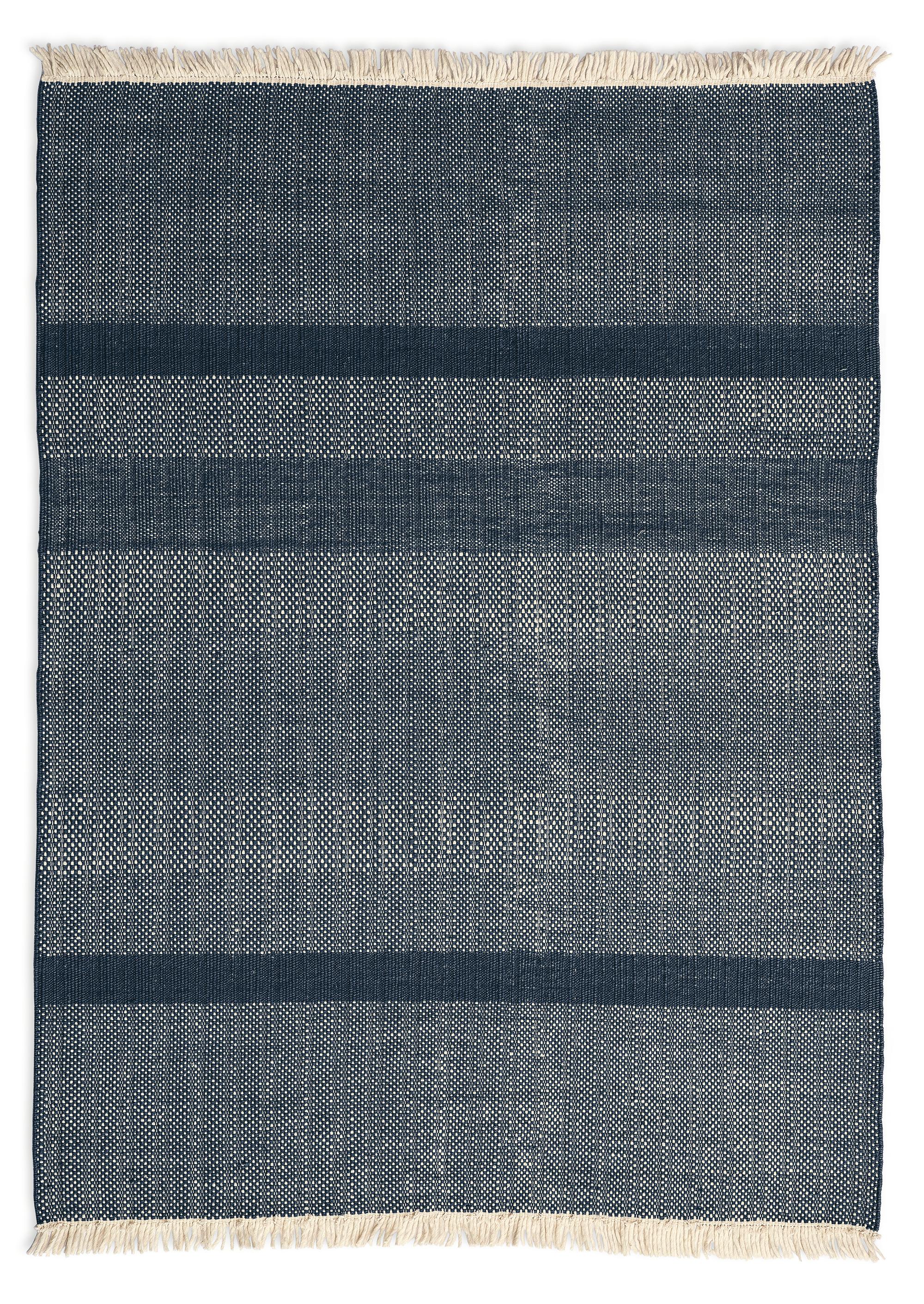 Großer handgewebter Teppich „Tres Texture“ für Nanimarquina (Wolle) im Angebot