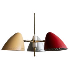 Large Tri-Color Chandelier by Busquet