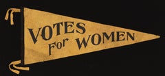 Large Triangular Suffragette Pennant