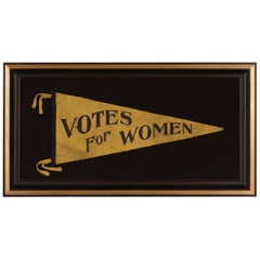 Large Triangular Suffragette Pennant