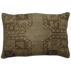 Grand coussin de sol tribal afghan Ersari pour tapis