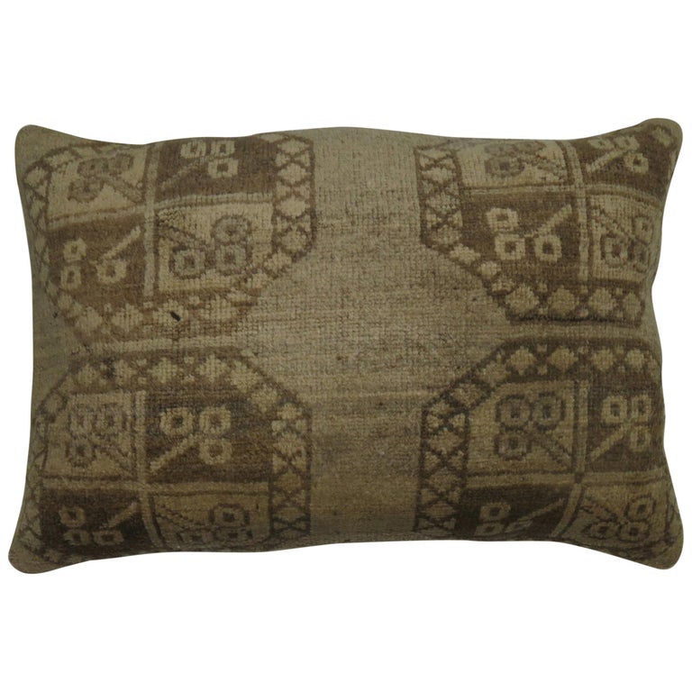 Large Tribal Afghan Ersari Rug Floor Pillow For Sale