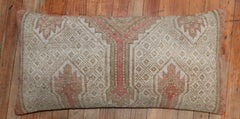 Large Tribal Camel Pink Brown Persian Bolster Rug Pillow