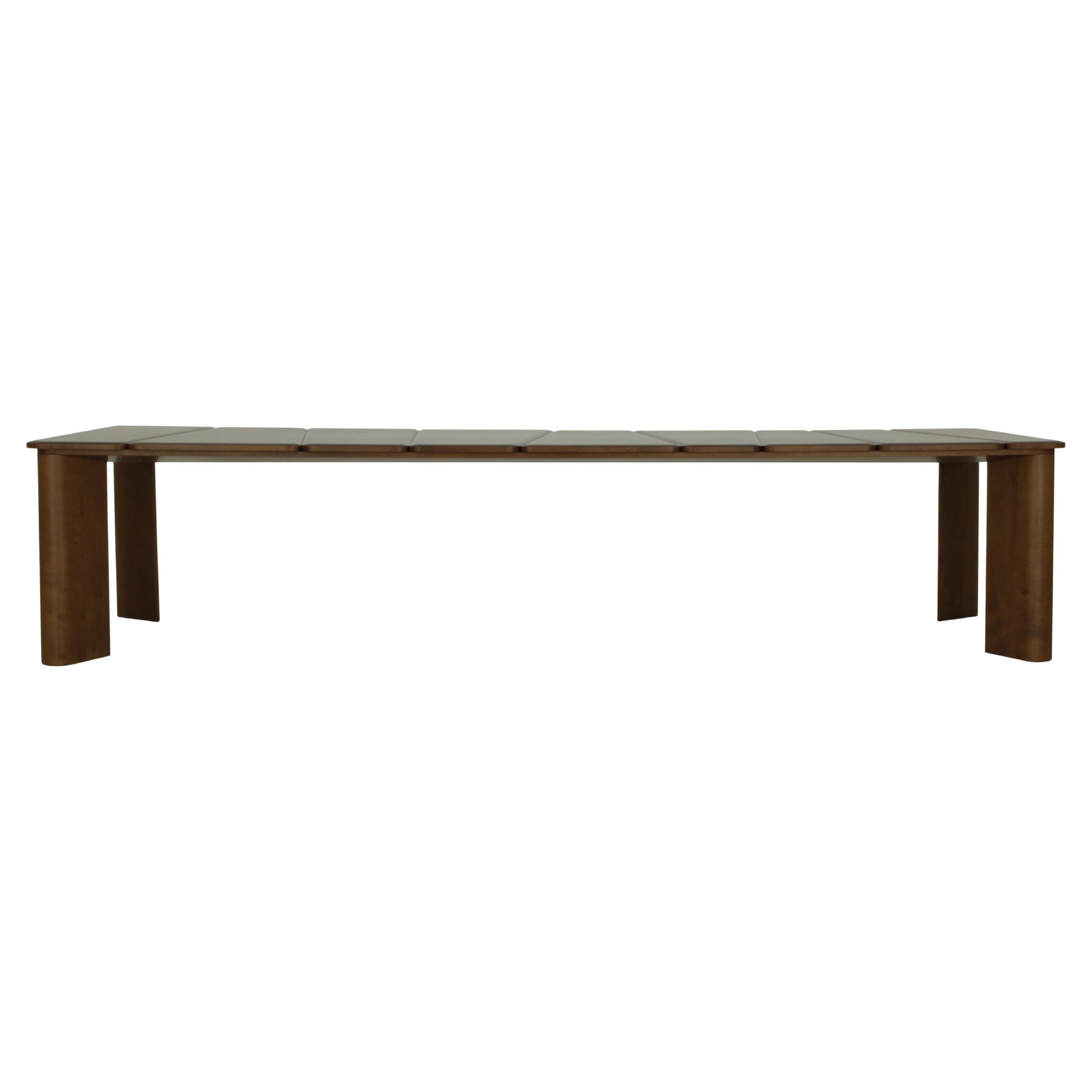 Grande table de salle à manger Tribeca par Giacomo Tomazzi Studio