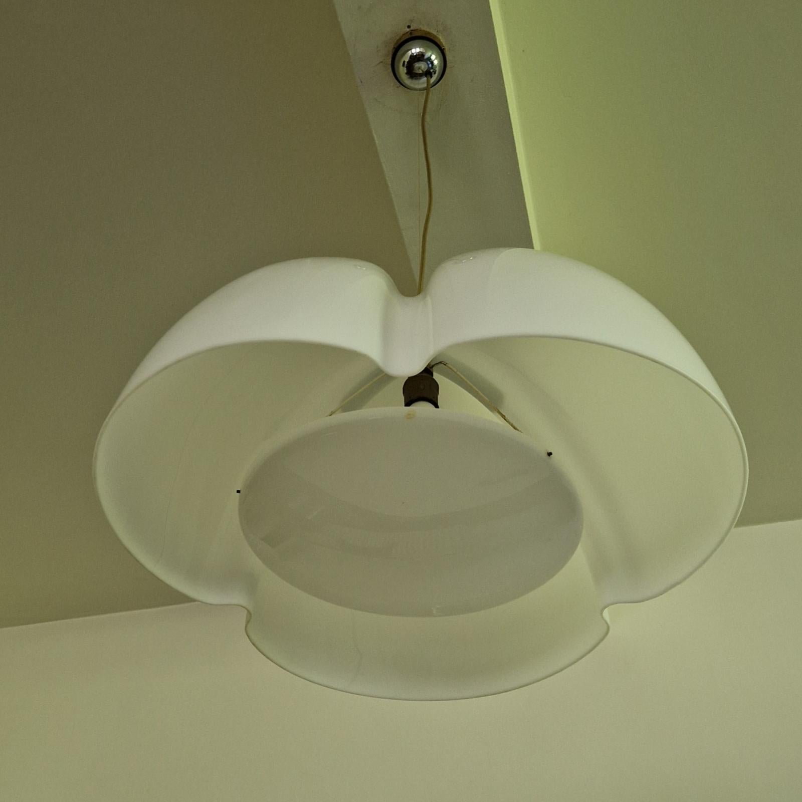 Grande lampe de l'ère spatiale Tricena d'Ingo Maurer pour M design, Allemagne, années 1970 en vente 2