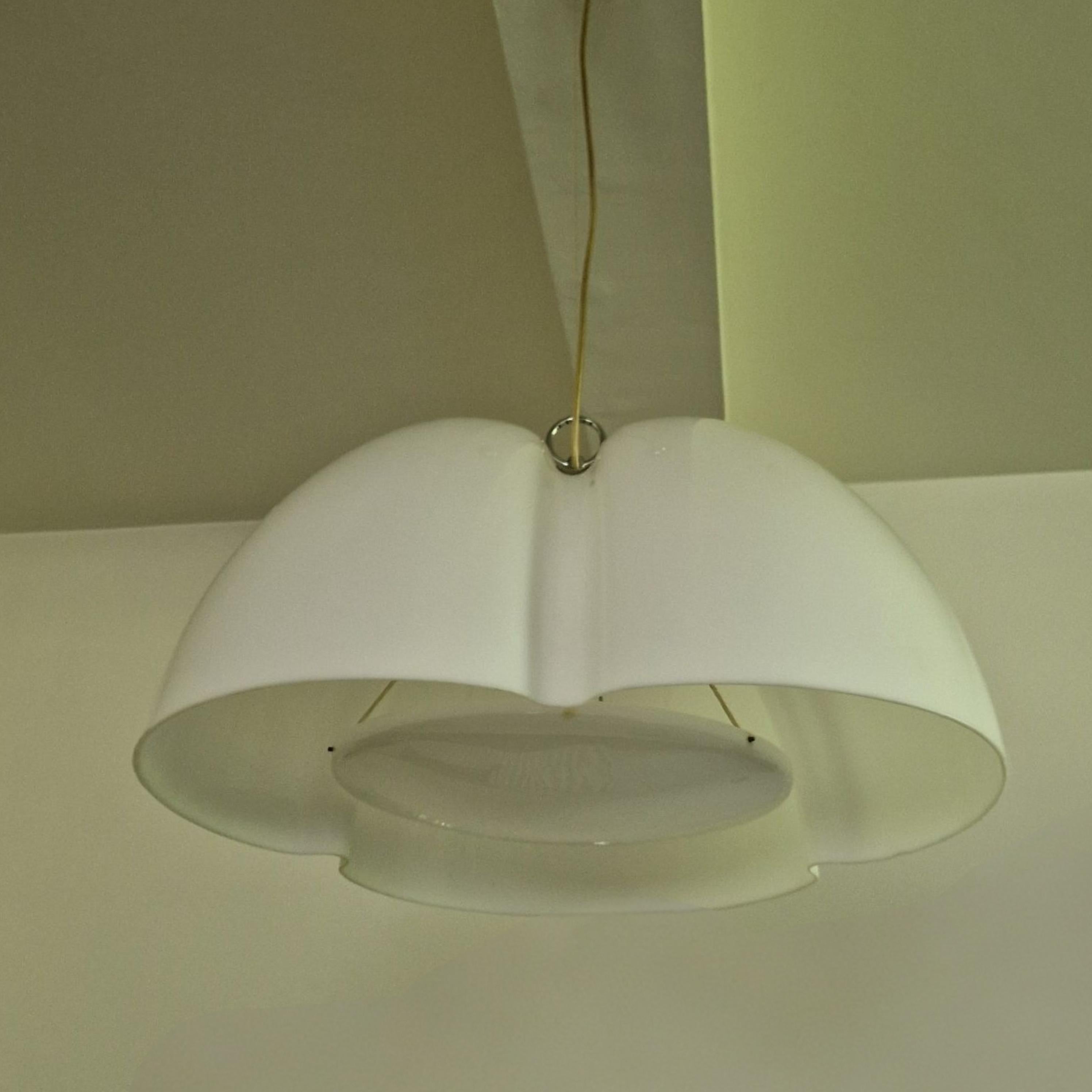 Grande lampe de l'ère spatiale Tricena d'Ingo Maurer pour M design, Allemagne, années 1970 en vente 5