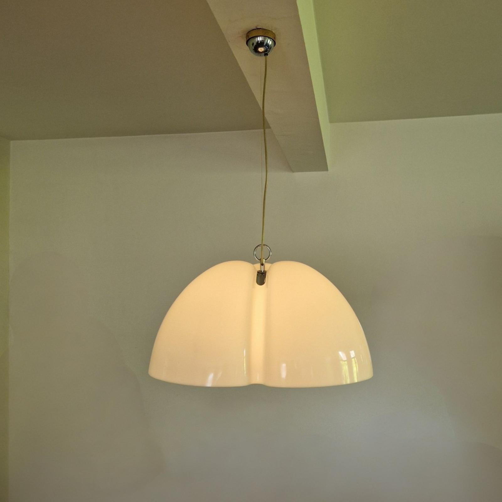 20ième siècle Grande lampe de l'ère spatiale Tricena d'Ingo Maurer pour M design, Allemagne, années 1970 en vente