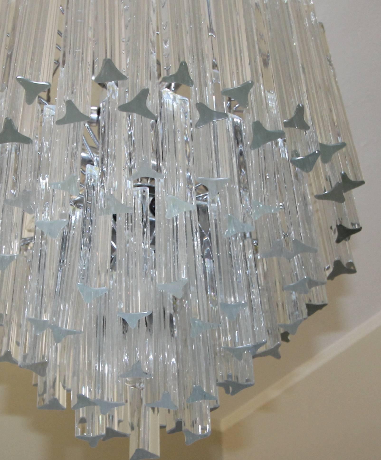 Gran araña de cristal de Murano de Triedi 3