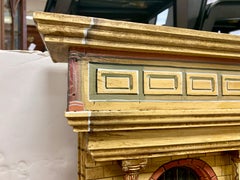 Large Trompe L'oeil Original Oil Painting Architectural Art