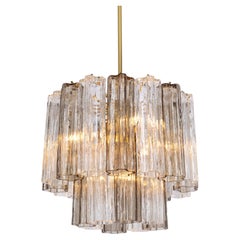 Grand lustre en verre de Murano de Venini pour Kalmar, Autriche, années 60