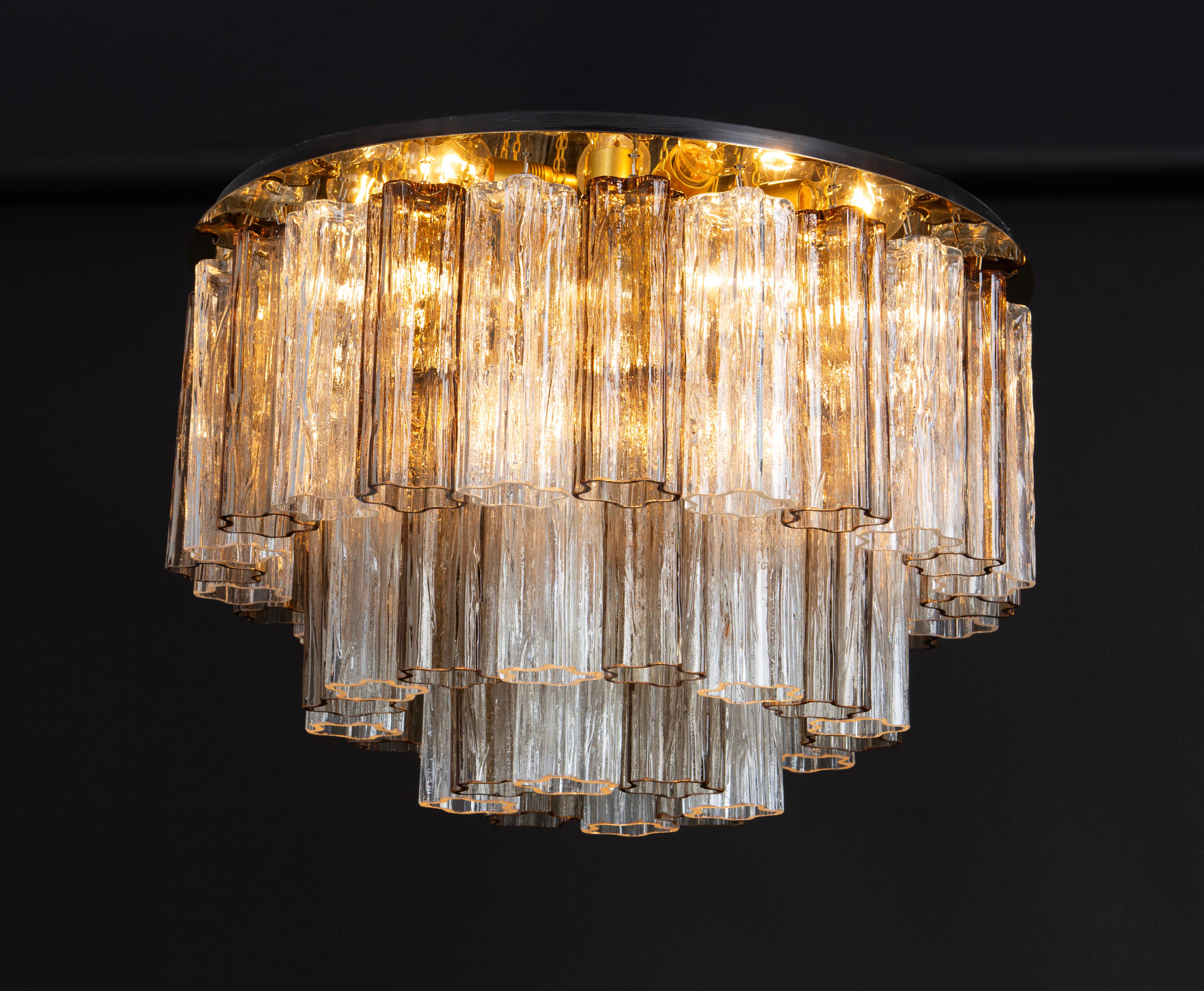 Grande incasso in vetro di Murano Tronchi Design/One per Kalmar, Austria, anni '60 in vendita 3