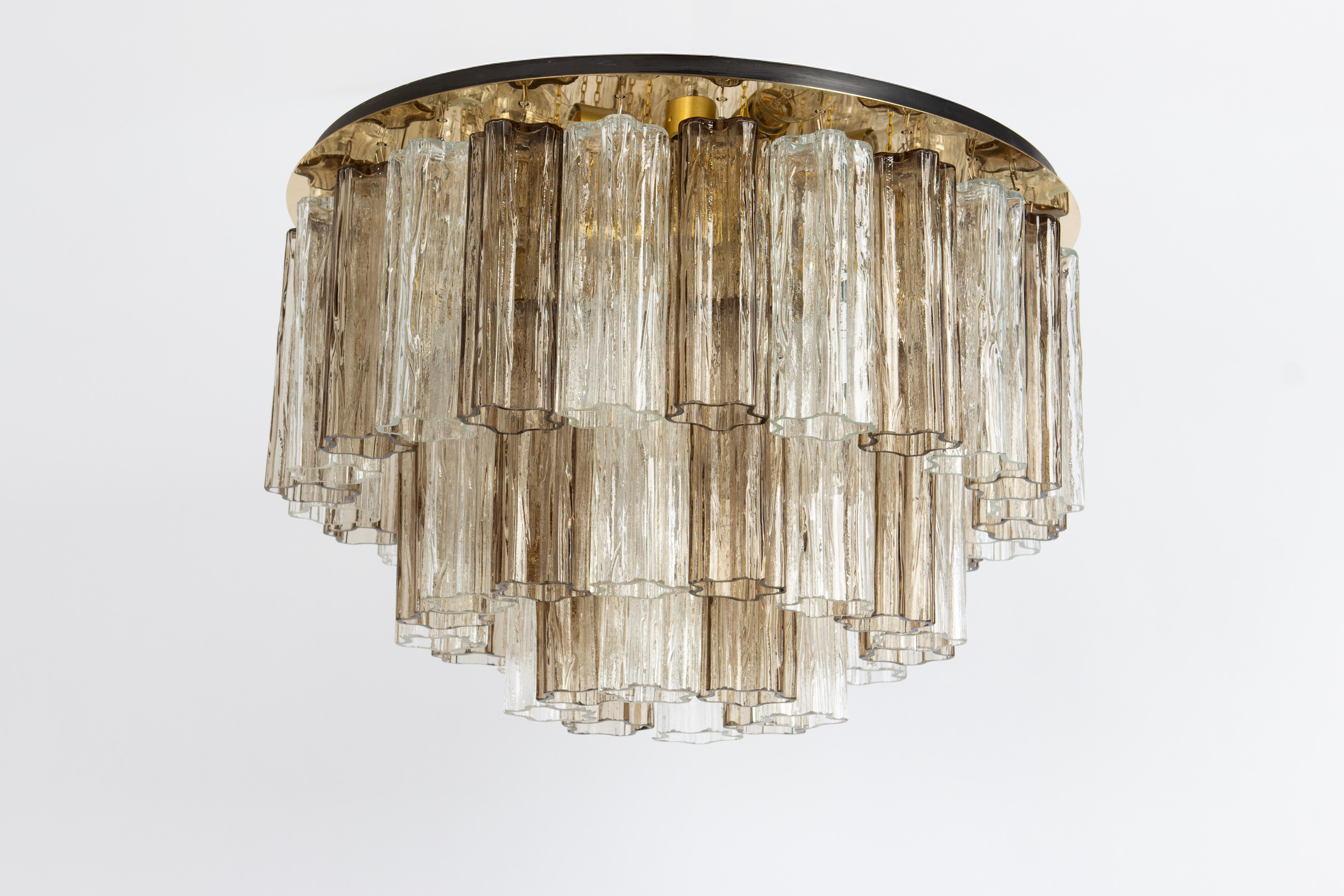Metà XX secolo Grande incasso in vetro di Murano Tronchi Design/One per Kalmar, Austria, anni '60 in vendita