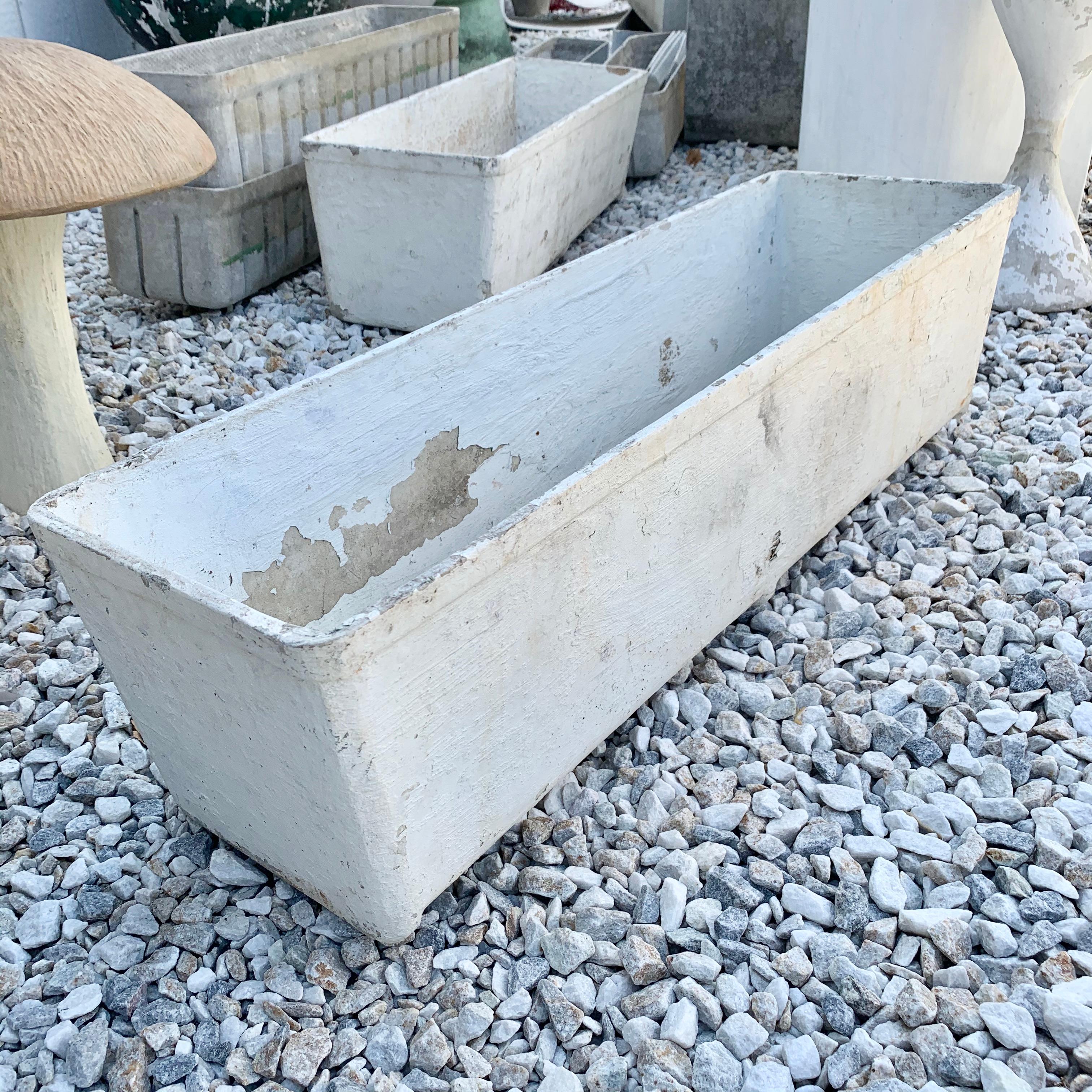 Swiss Large Trough Planters by Willy Guhl