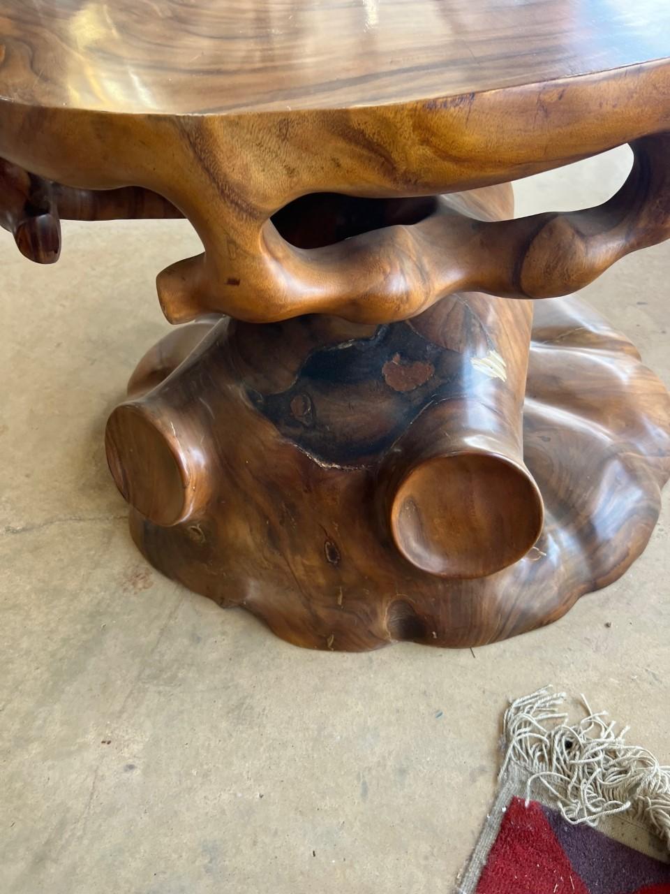 tree trunk table base for sale