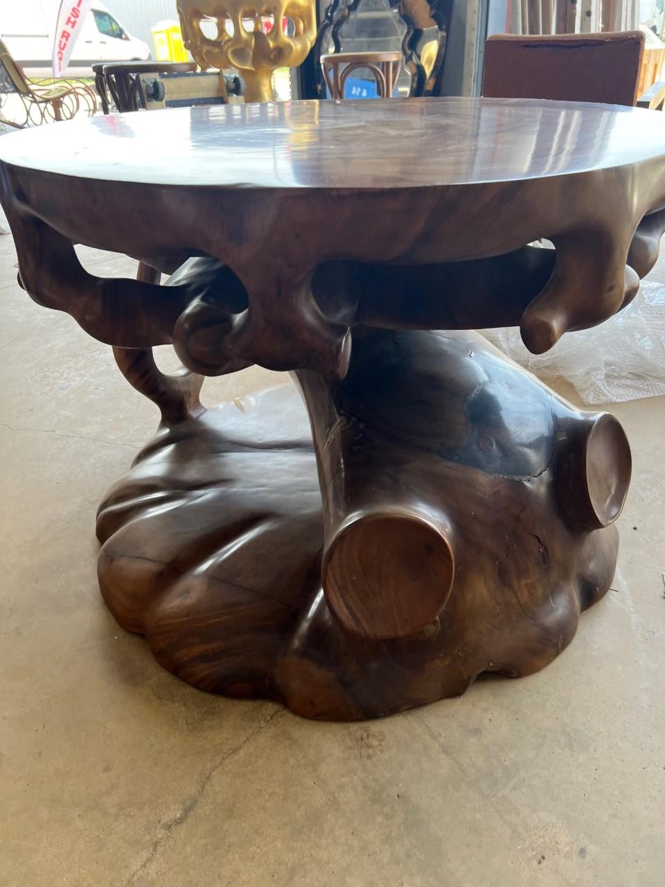 American Large Truffle Trunk Dining Table Base For Sale