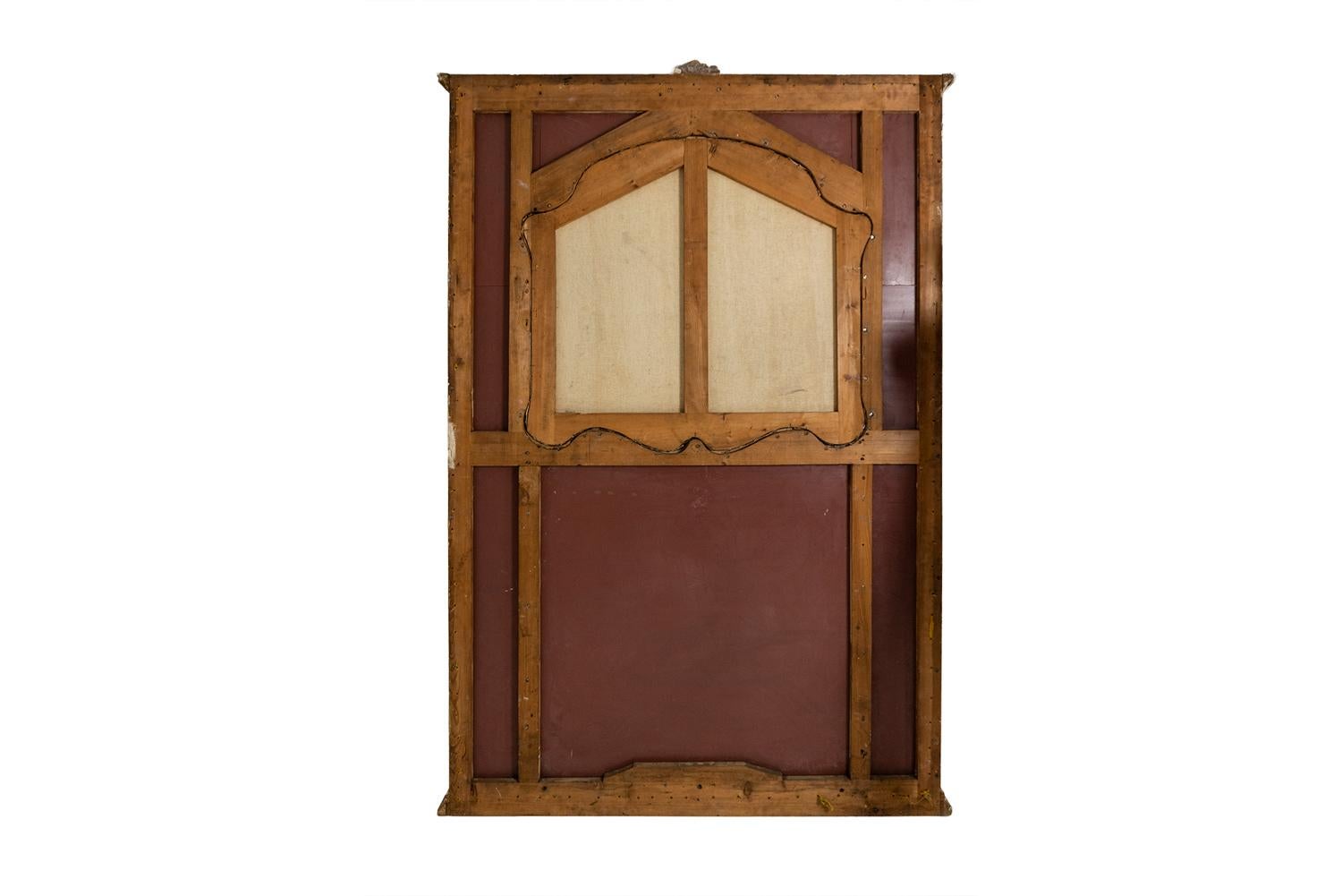 Gran trumeau, o espejo de cuentas, estilo Luis XV. 1950s. en venta 1
