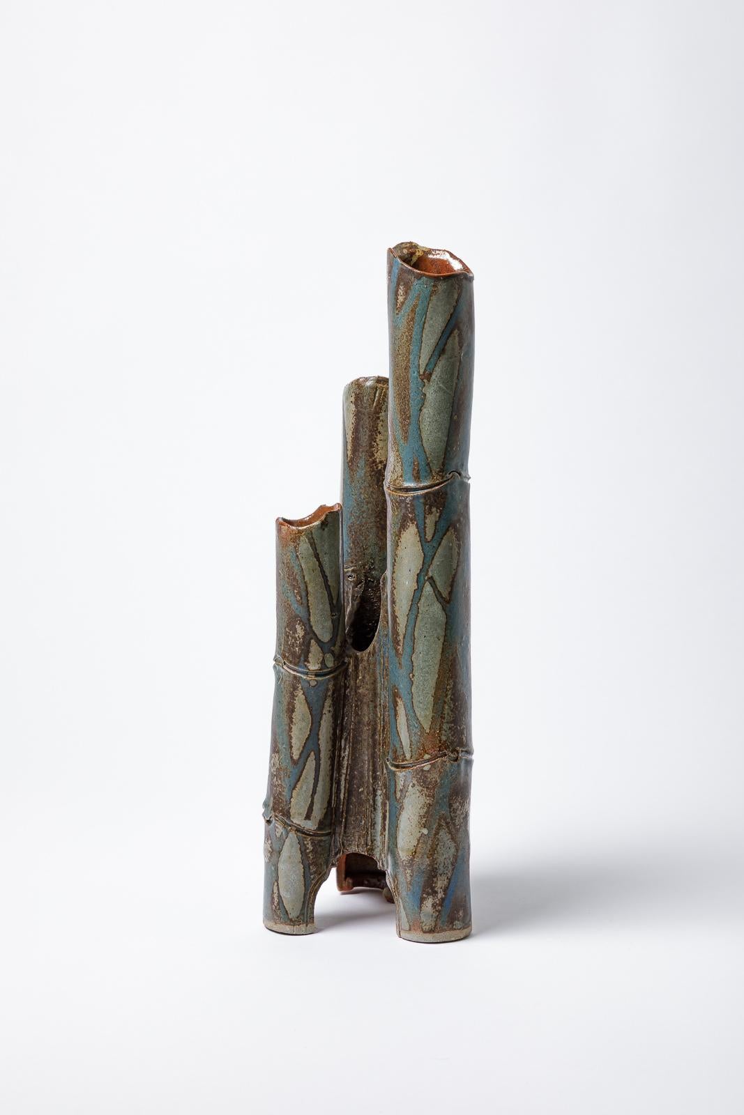 Beaux-Arts Grand vase tubulaire 