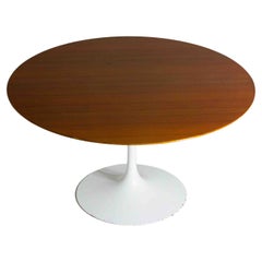 Grande table tulipe avec plateau en bois par Eero Saarinen, Knoll International 1970