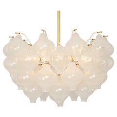 Large Tulipan Glass Chandelier by Kalmar, Austria, 1960s