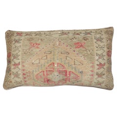 Vintage Large Turkish Anatolian Rug Pillow