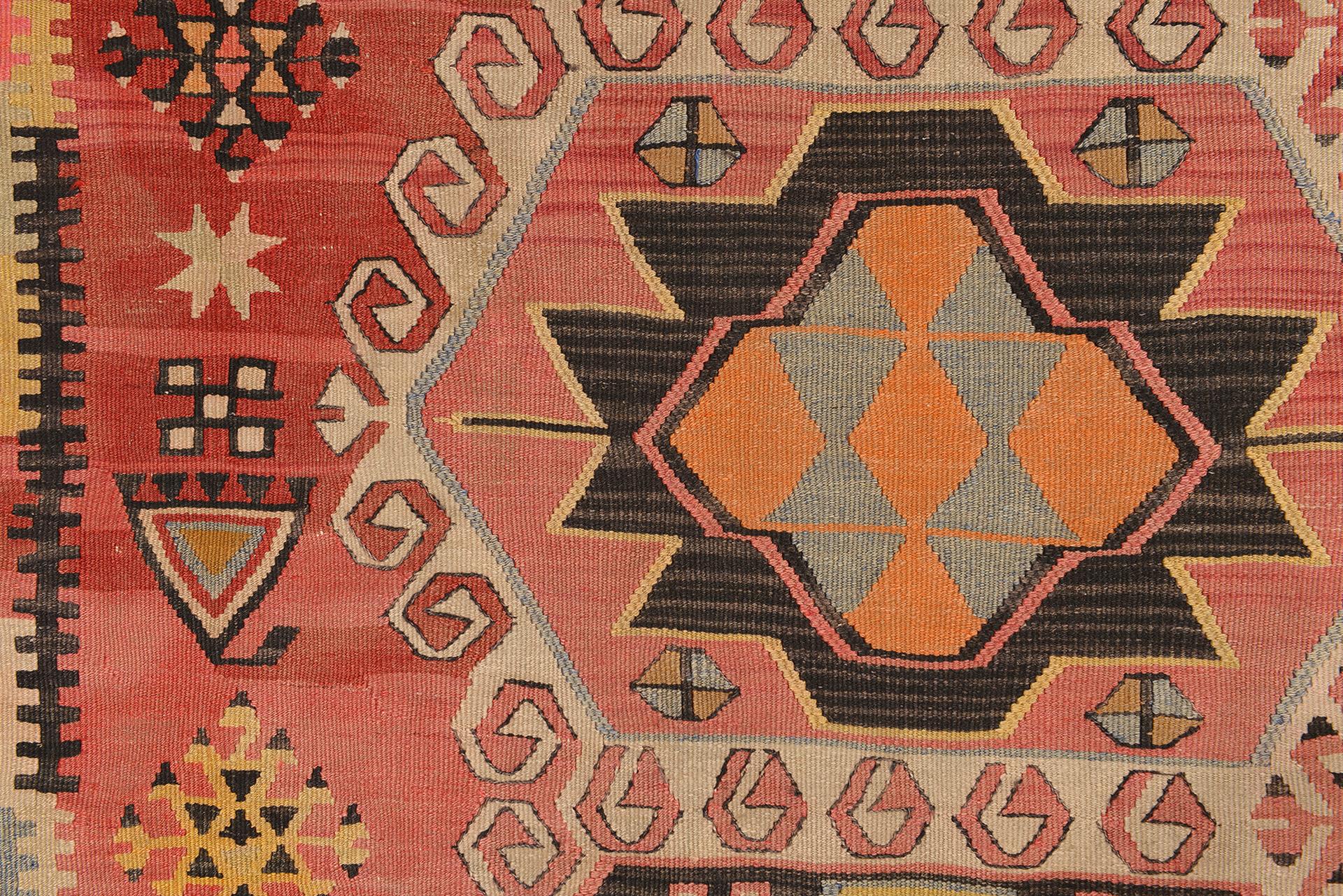 Gran Kilim Turco Vintage en venta 5