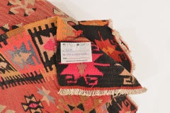 Large Turkish Kilim Rug, Hand-Woven Wool, Mid-20th Century, 330x205 cm