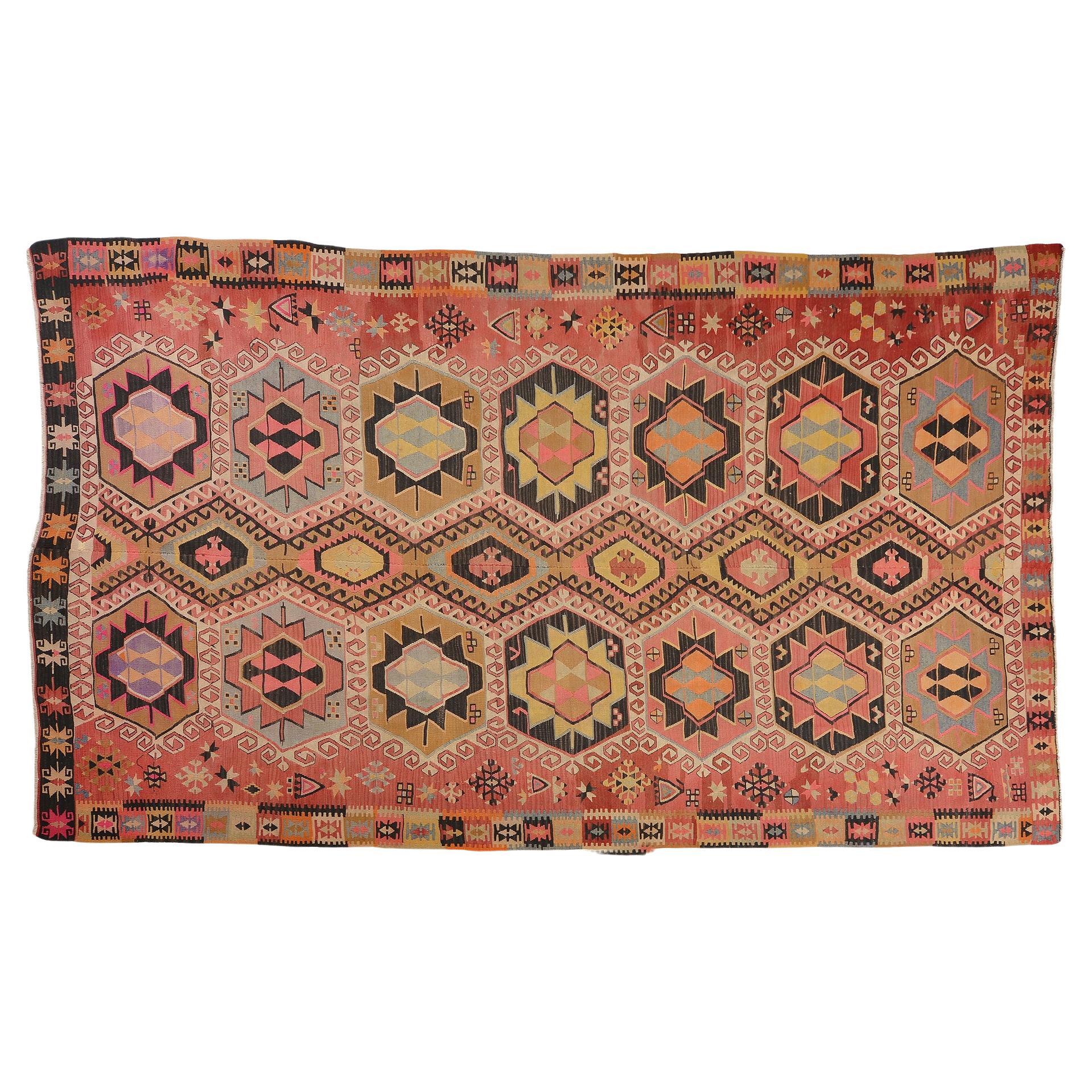 Large Turkish Kilim For Sale