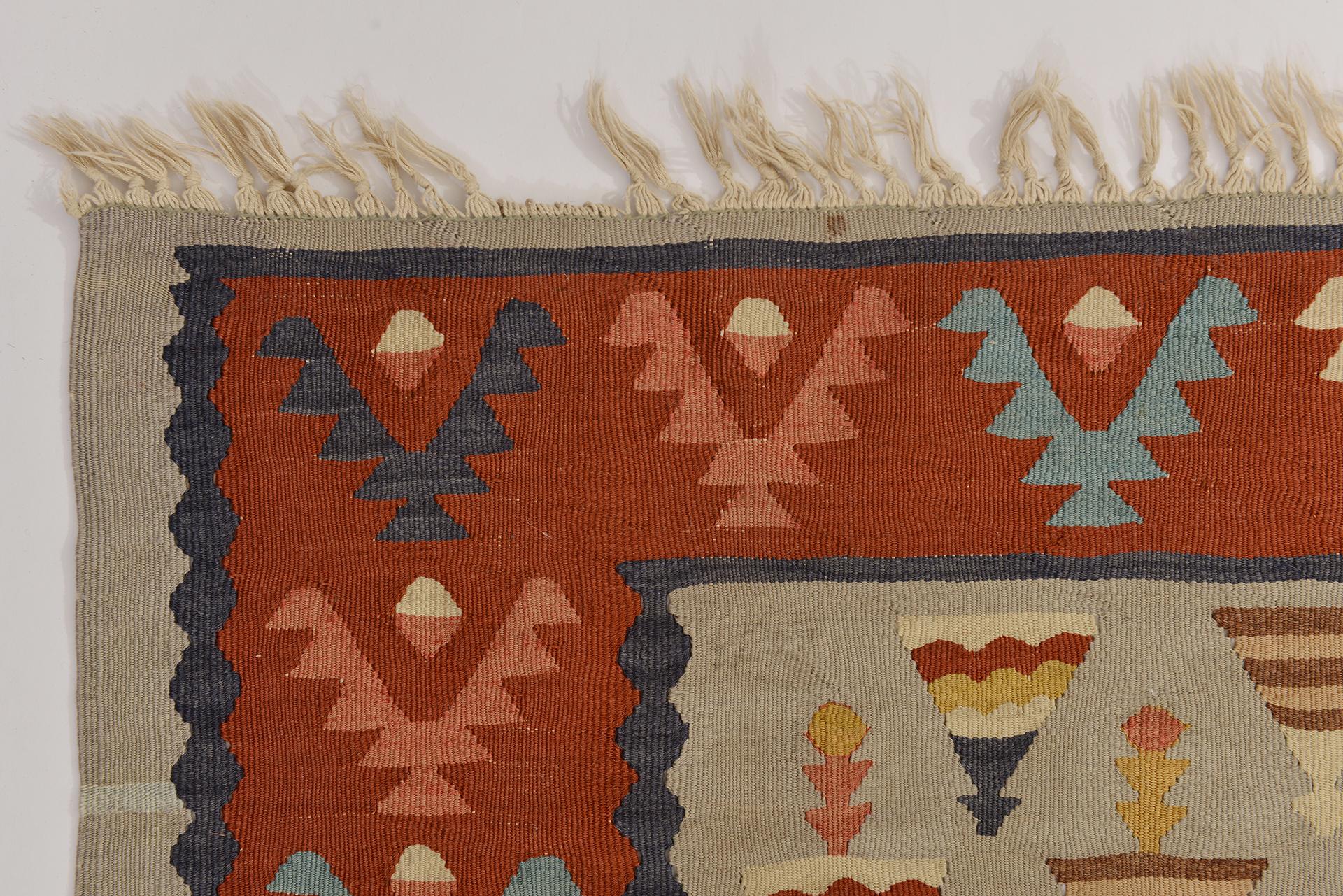 Grand kilim turc GOCMEN en vente 2