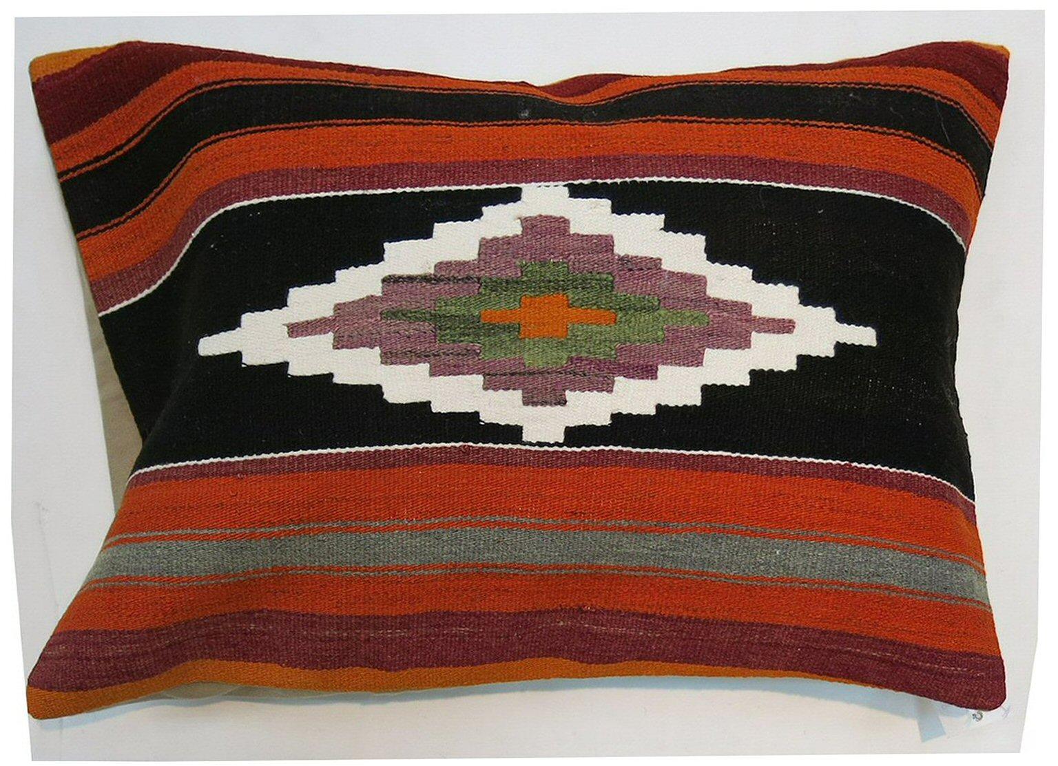 Large Turkish Kilim Pillow In Good Condition In New York, NY