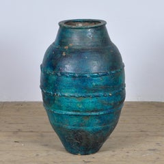Large Turkish Terracotta Olive Jar Or Garden Urn