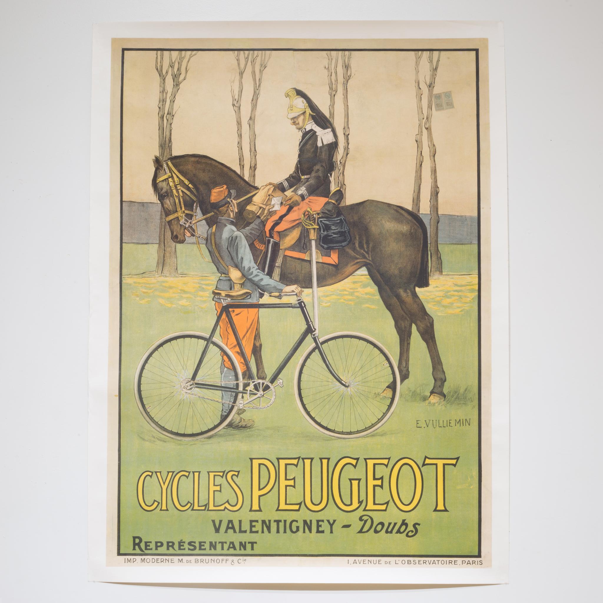 20th Century Large Turn of the Century French Army Poster, circa 1900
