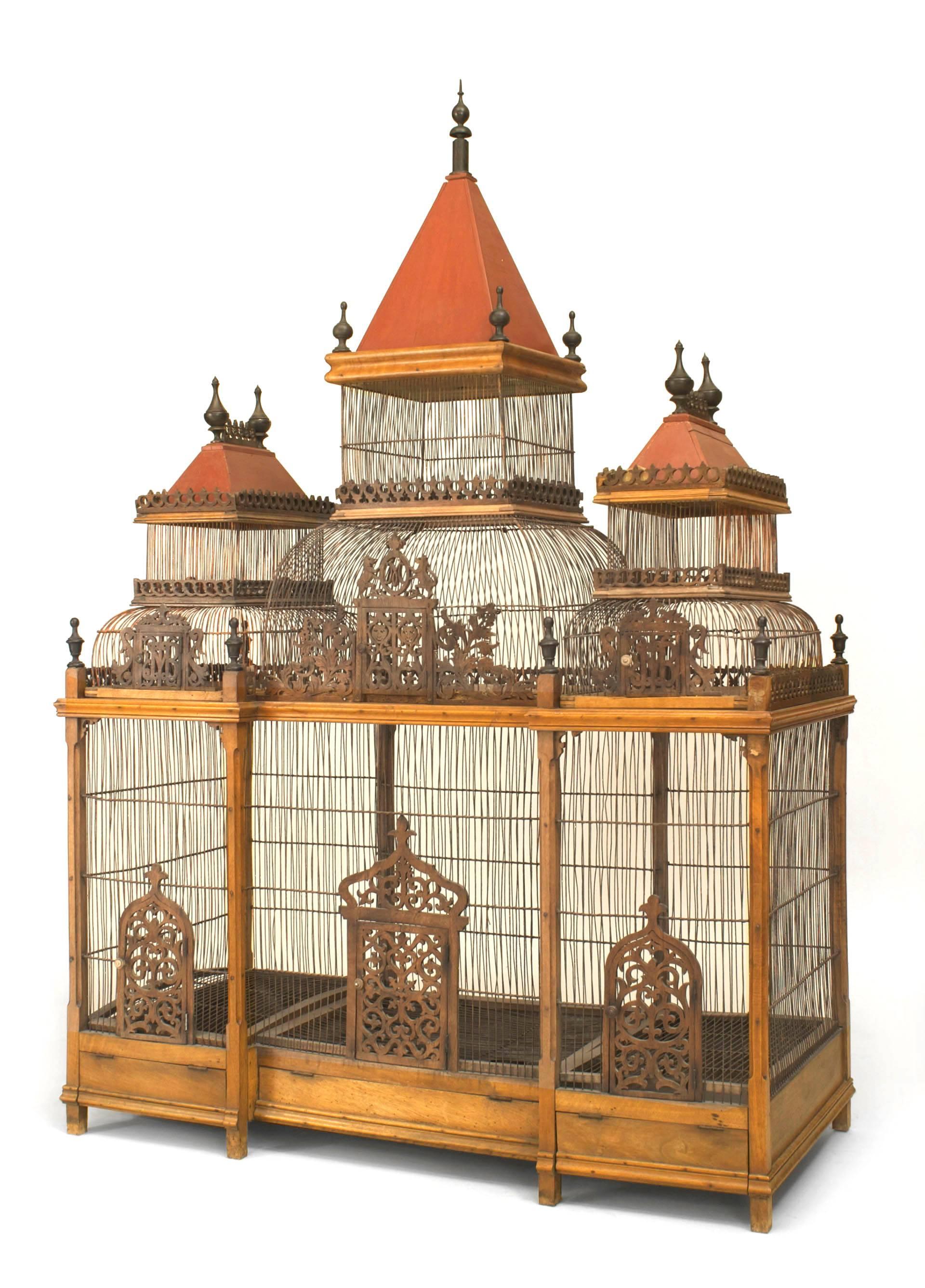 facade cage oiseau