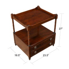 Large Turned Leg Table