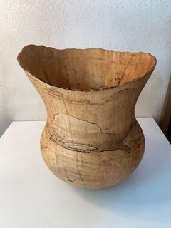 Large Turned Wood Bowl