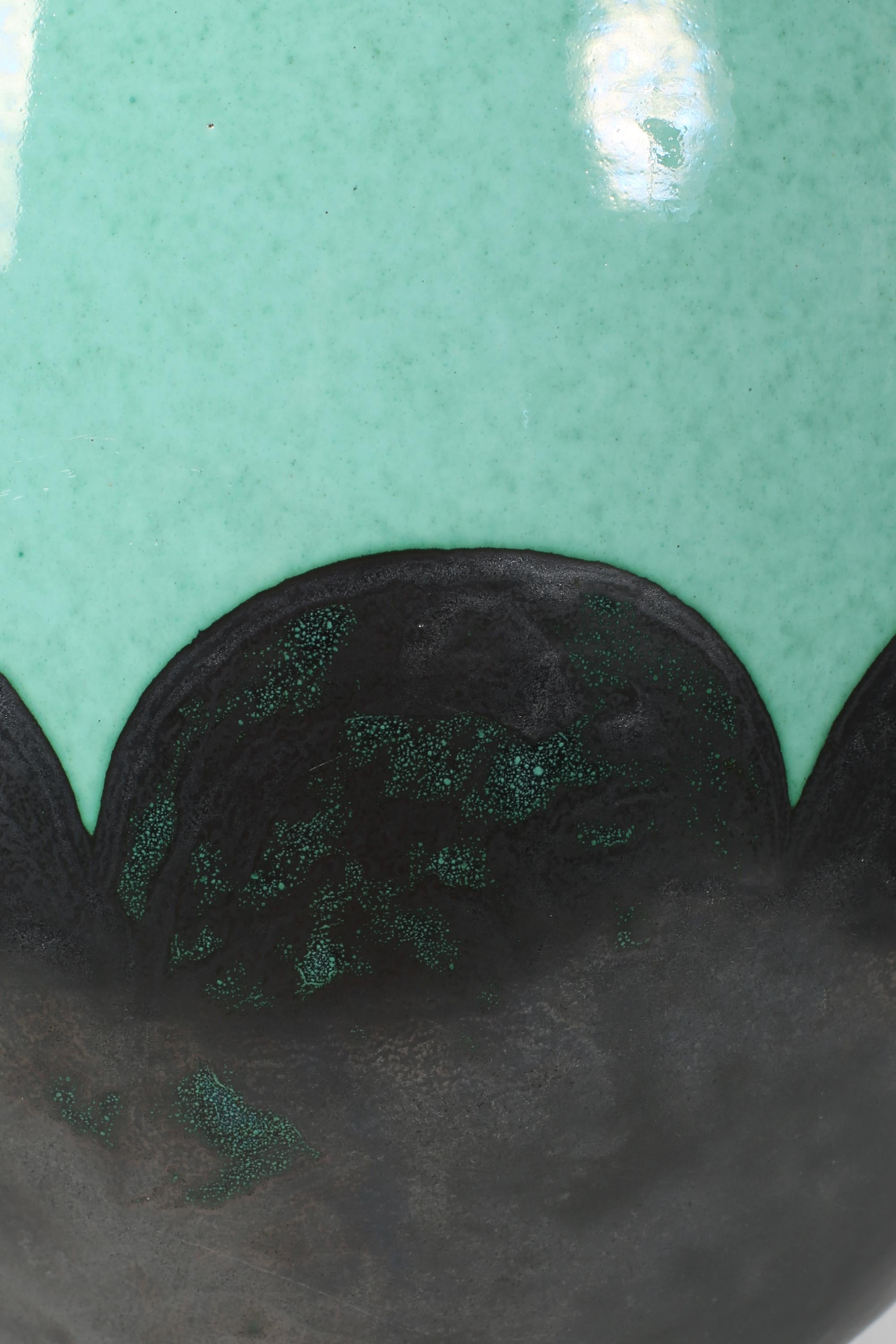 Grand vase turquoise Henri Chaumeil 2
