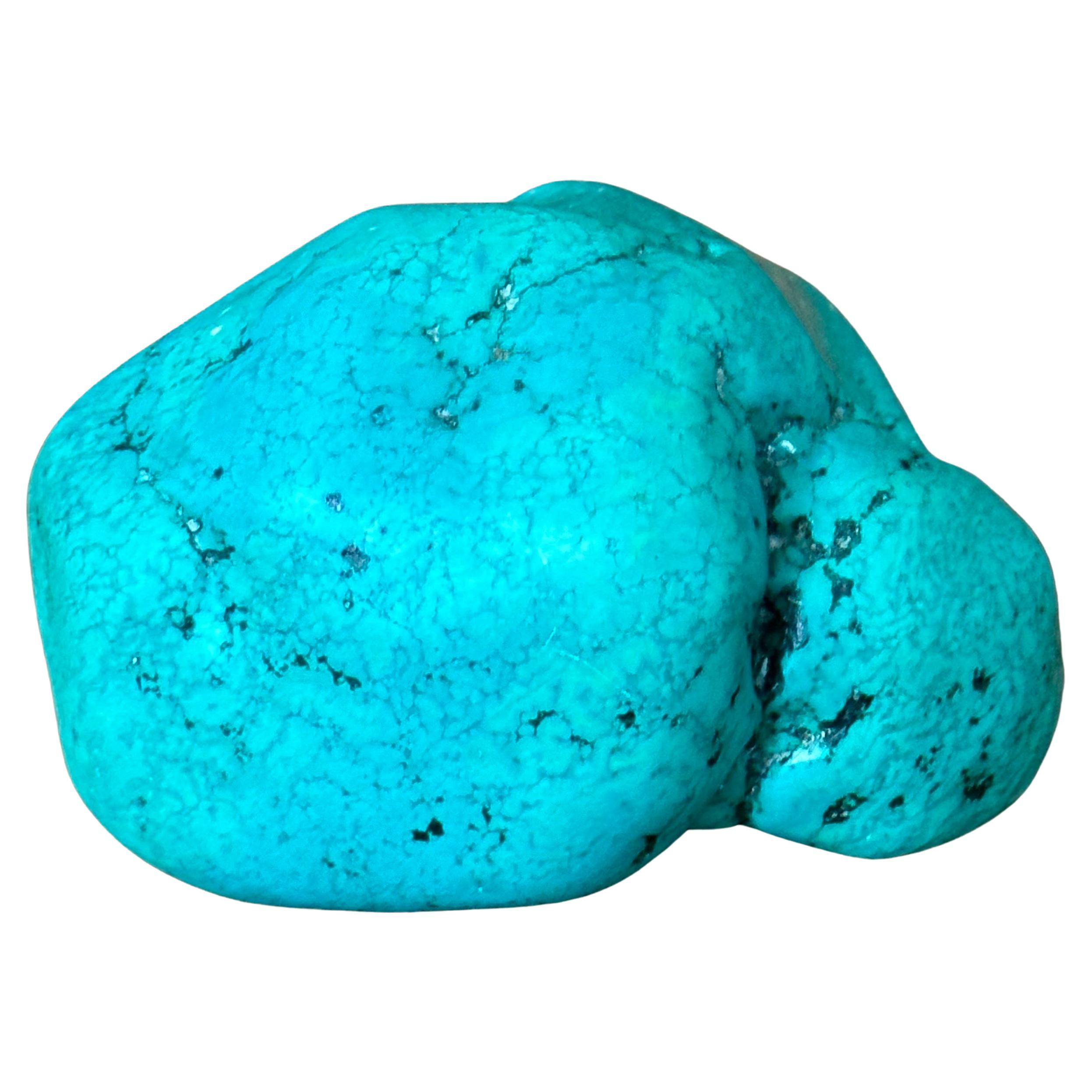 Large Turquoise Rock or Paperweight For Sale 6