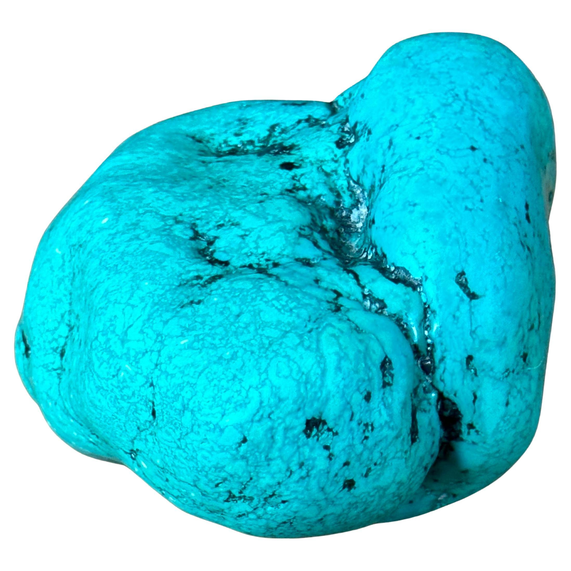 Large Turquoise Rock or Paperweight