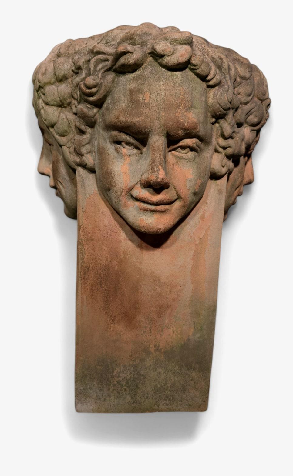 PLANTADORES DE TERRACOTTA TUSCANA GRANDE en venta 2