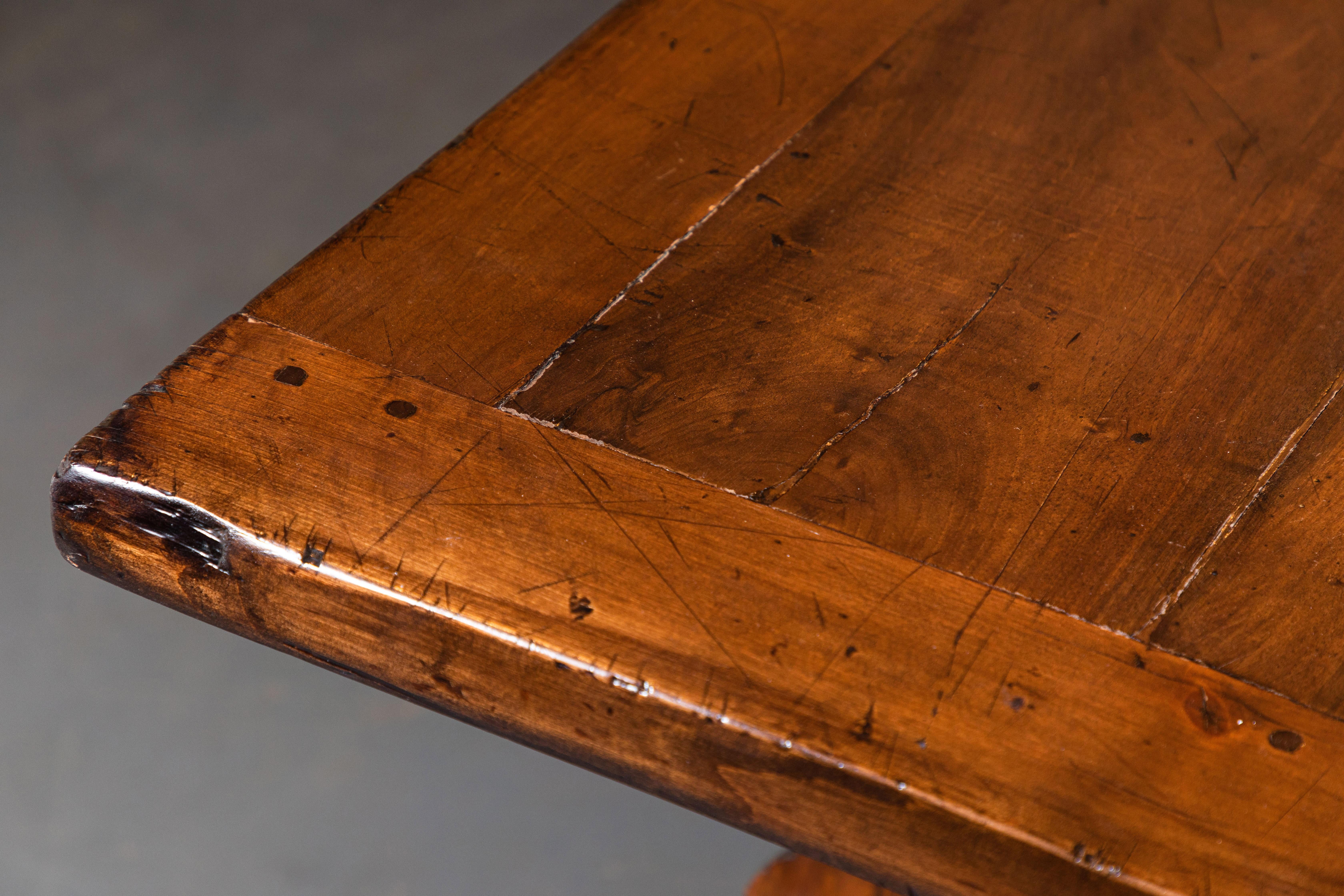 19th Century Large, Tuscan, Walnut Dining Table For Sale