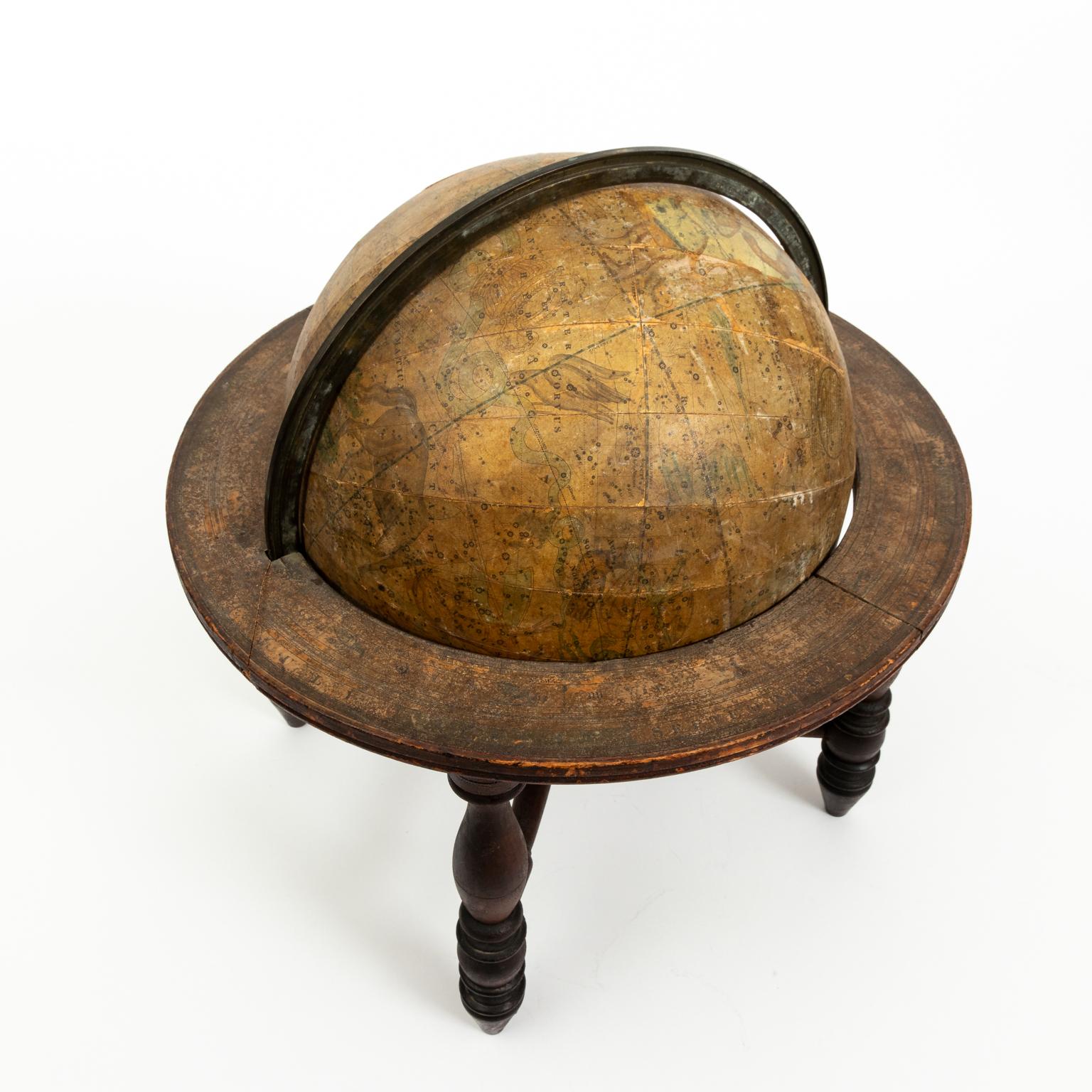 Large Twelve Inch Globe 1838 For Sale 4