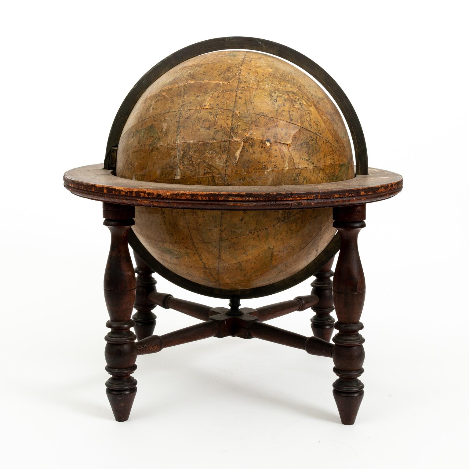 Mid-19th Century Large Twelve Inch Globe 1838 For Sale