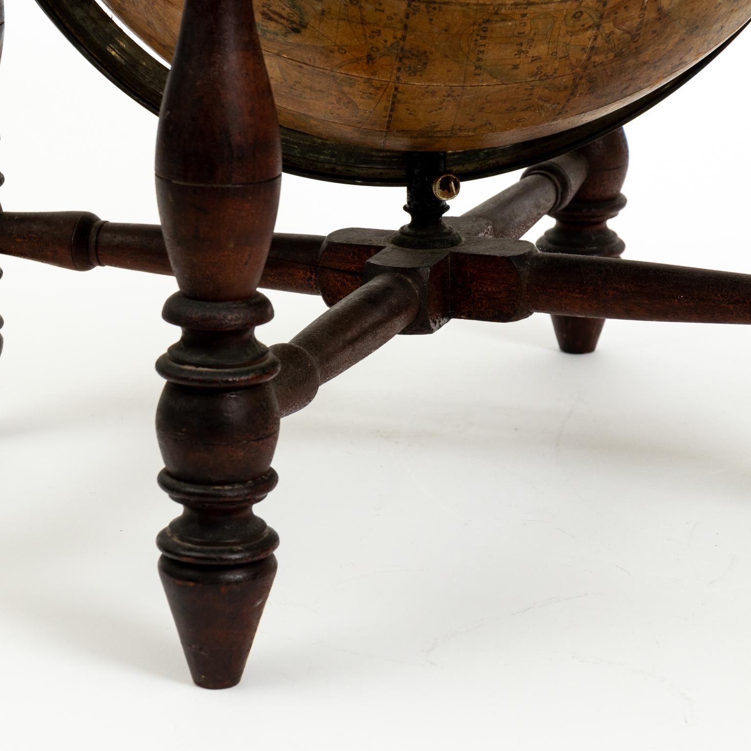 Large Twelve Inch Globe 1838 For Sale 1