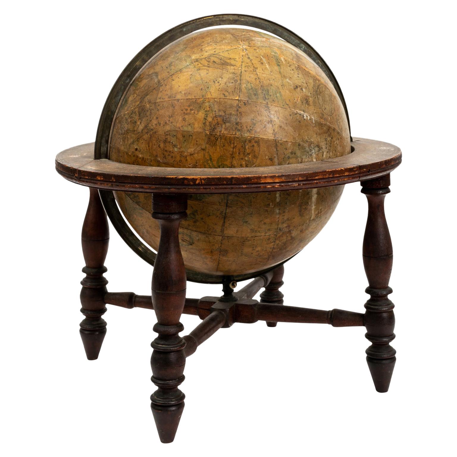 Large Twelve Inch Globe 1838