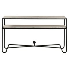 Consola grande de dos niveles "Entretoise" de Design Frères