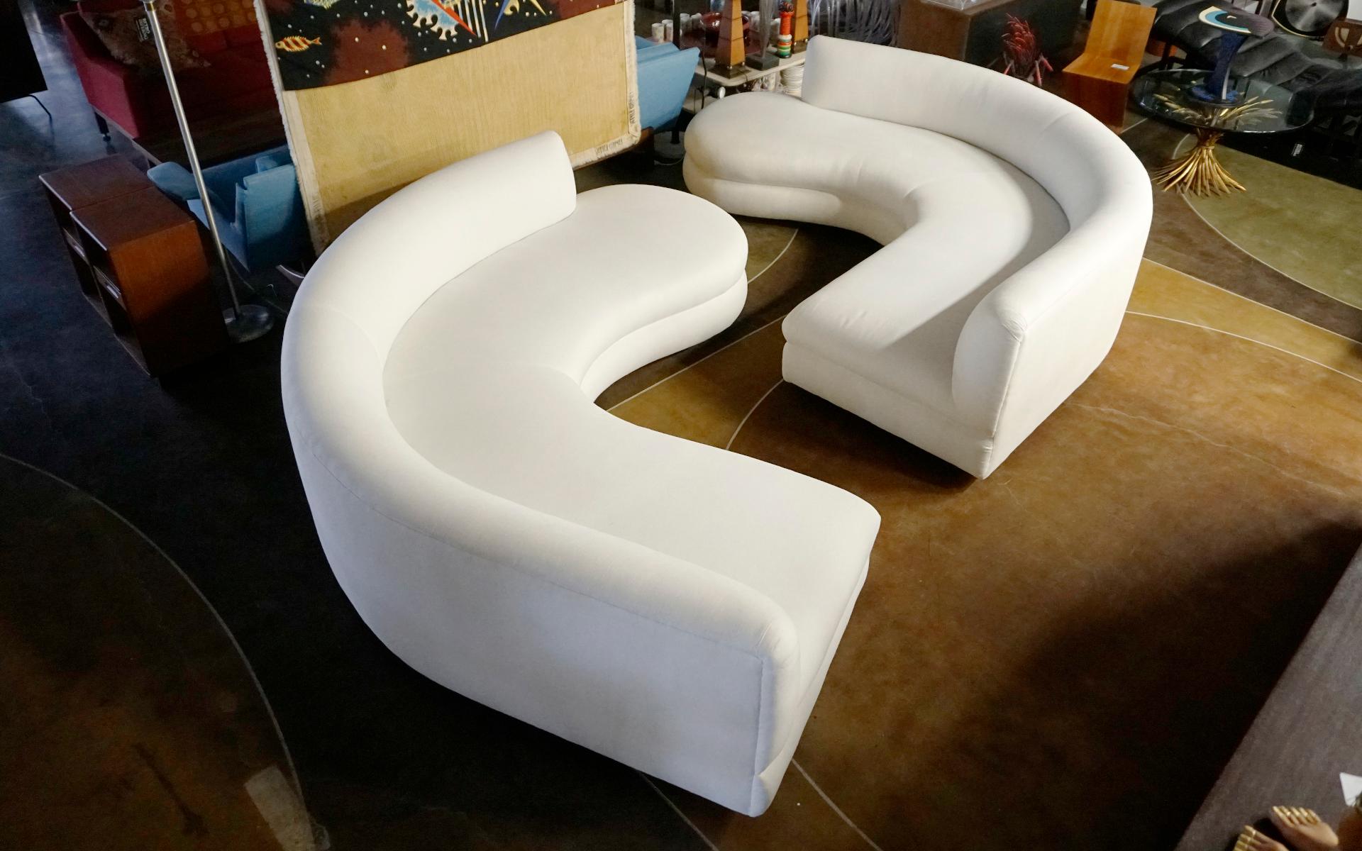 American Large U shape Sectional Sofa in the Style of Vladimir Kagan's Cloud Sofa Designs