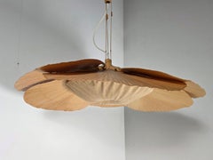 Grande lampe à suspension Hana Or par Ingo Maurer pour Design M, années 1970.