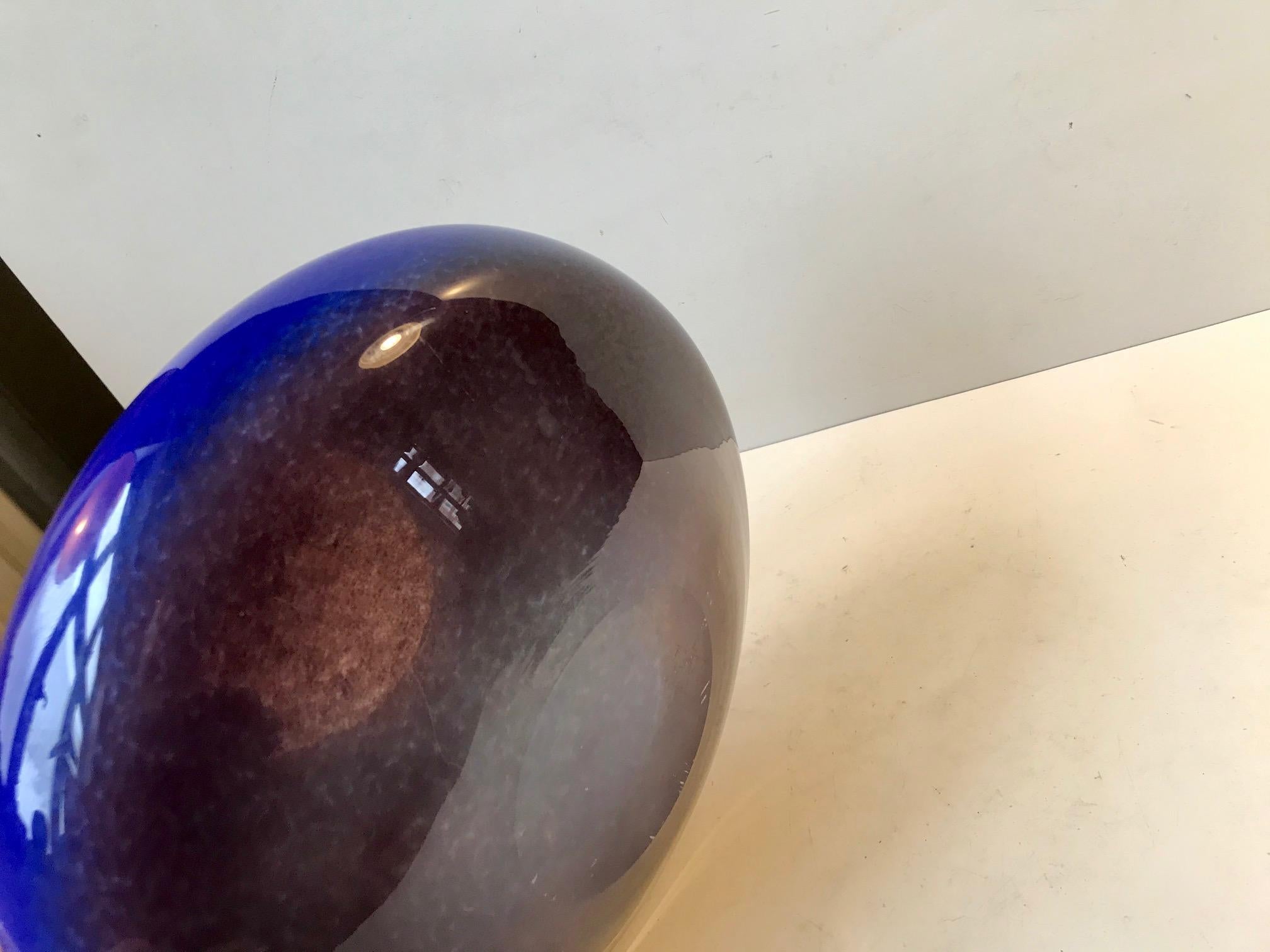 Grande vaso UFO in vetro artistico di Murano, anni '60 In condizioni buone in vendita a Esbjerg, DK